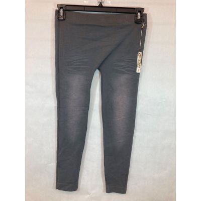 NWT -Womens Fashion Distressed S/M Gray Leggings - Poof!